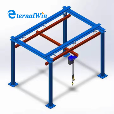 Sumber Daya 50Hz Listrik KBK Overhead Lift Dengan Tinggi Lift Disesuaikan