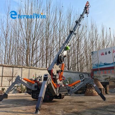 Telescopic Boom 3 Ton Spider Crane Baja Untuk Ketahanan Dan Efisiensi