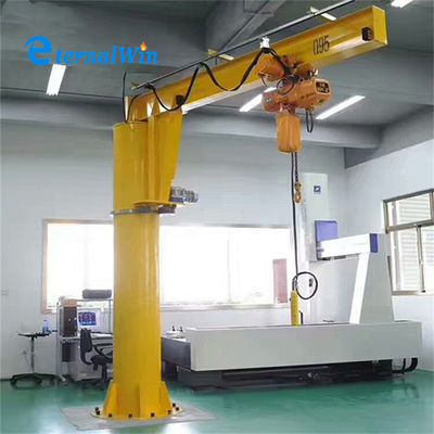 3 ton Kapasitas Electric Jib Crane dengan Electric dan Chain Hoist