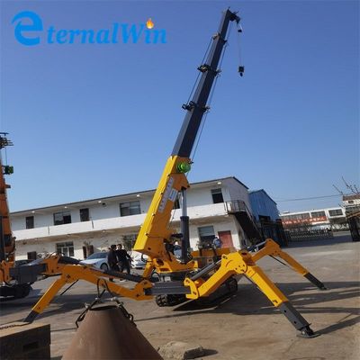 Keran Spider Crawler Kuning 1,2 Ton Keran Spider Listrik dan Diesel