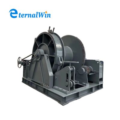 Metal Steel Marine Hydraulic Winch dengan beban nominal yang disesuaikan dan konstruksi yang kokoh