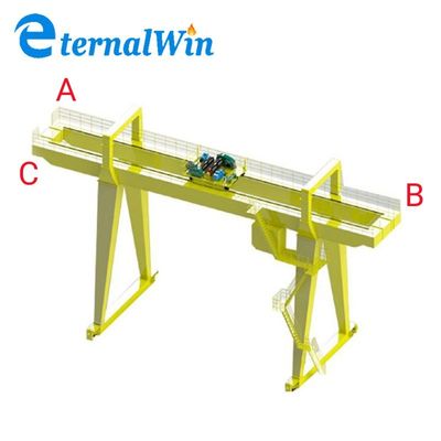 Crane Gantry Disesuaikan Kelas Tugas A3-A8 Sempurna untuk Aplikasi Angkat Berat