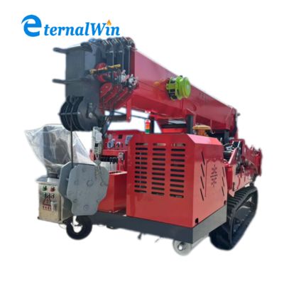 80 Ton Spider Crawler Crane dengan 32m Max Height dan kontrol hidraulik