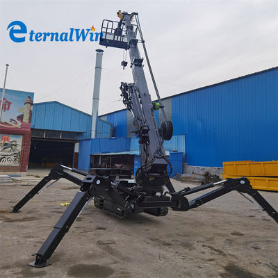 8 Ton Spider Crawler Crane dengan Mesin Umum dan 25 Meter Tinggi Angkat Maksimal