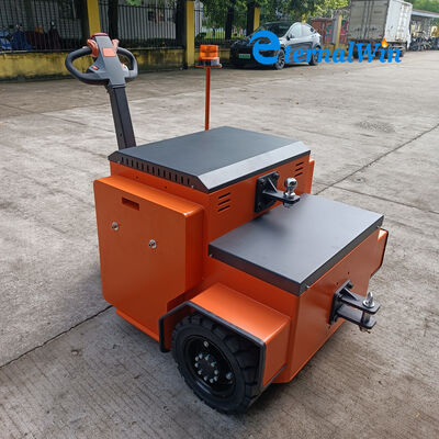 7000N Nominal Pulling Force Tow Tractor Walkie Tractor Menawarkan Drive Speed Load Unload 2 sampai 3 Kmh Dirancang untuk Angkat dan Transportasi Beban Berat