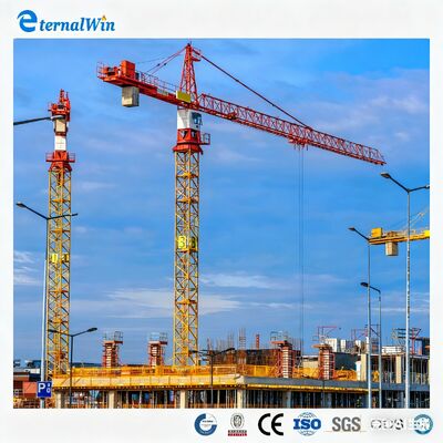 Hammerhead Tower Crane QTZ Series 8t-25t Fixed Construction Tower Crane Harga pabrik