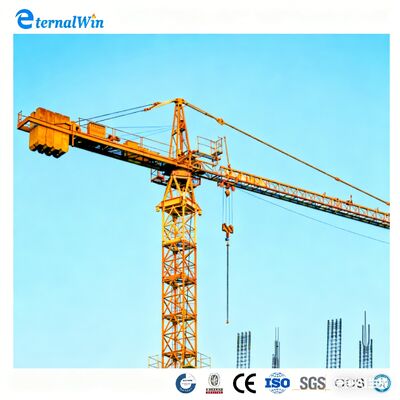 50m-80m Panjang Jib Tower Crane Mesin Pengangkat Bangunan yang Disetujui ISO&CE